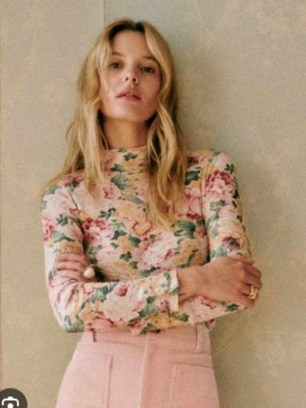 Sézane Félix Blouse London Bouquet Floral TopSize XL